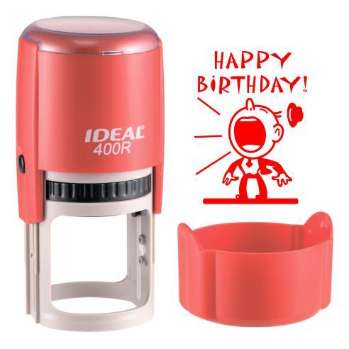 Печатка happy birthday з оснасткою IDEAL 400R