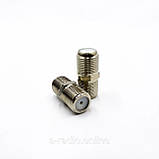 Перехідник F-Female — F-Female (конектор мама — мама), фото 2