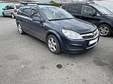 Дефлектори вікон, Вітровики Opel Astra H (універсал) 2004-2011 (Hic), фото 4