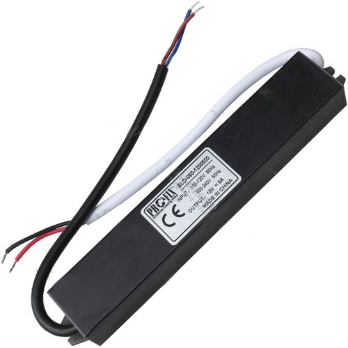 Блок живлення 12V, 5A, 60Вт, герметичний, металевий корпус, Profix