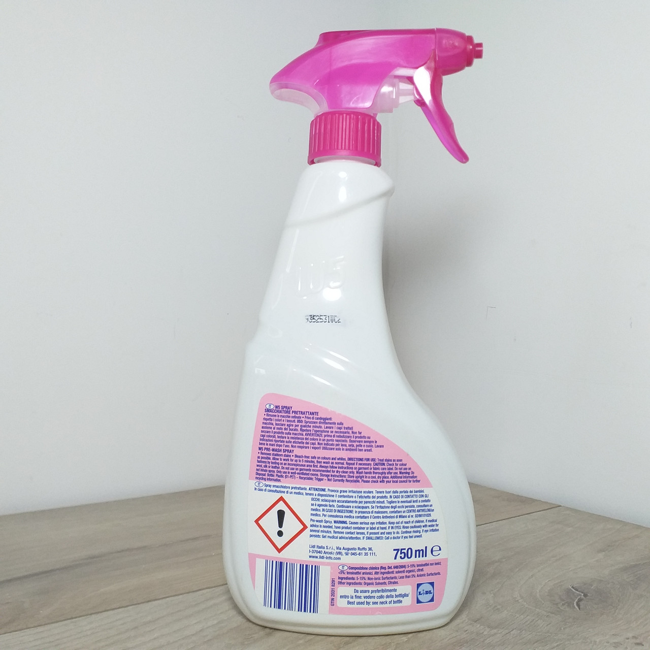 Пятновыводитель W5 Pre-wash spray 750 мл Средство для удаления пятен универсальное (X-85) - фото 4 - id-p2027174851