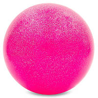 Мяч для художественной гимнастики Lingo Галактика 15см цвета розовый, зеленый