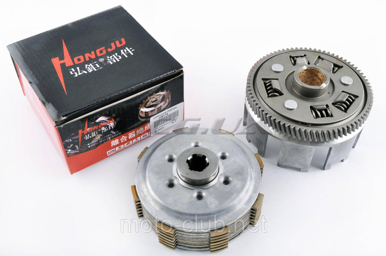 Кошик зчеплення (в зборі) на мотоцикл із двигуном 4T CB175 "HONGJU" (mod:A), фото 1