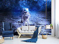 Красиві фото шпалери для дому в зал "Астронавт", стильні шпалери з малюнком