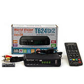 World Vision T624D2 — Т2 Тюнер DVB-T2 з підтримкою кабельного формату DVB-C