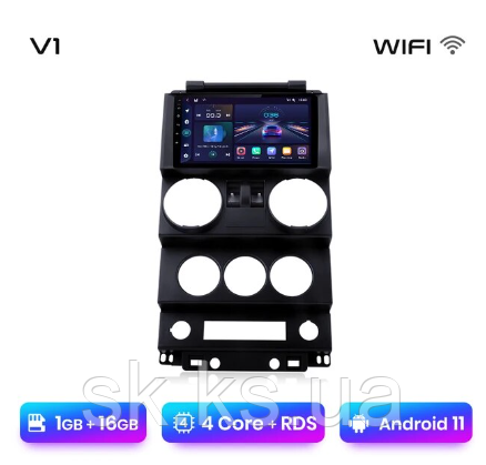 Junsun 4G Android магнітола для Jeep Wrangler 3 JK 2008 - 2018