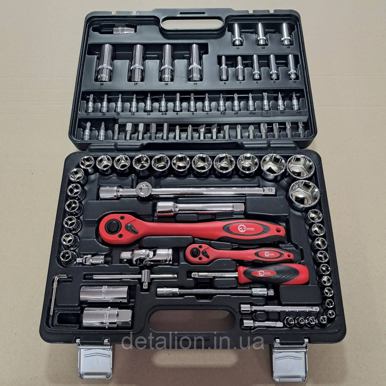 Професійний набір інструментів 1/2" & 1/4" 94 од. INTERTOOL ET-6094