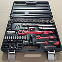 Набір інструментів 1/2" & 1/4", 72 од. INTERTOOL ET-6072SP, фото 3