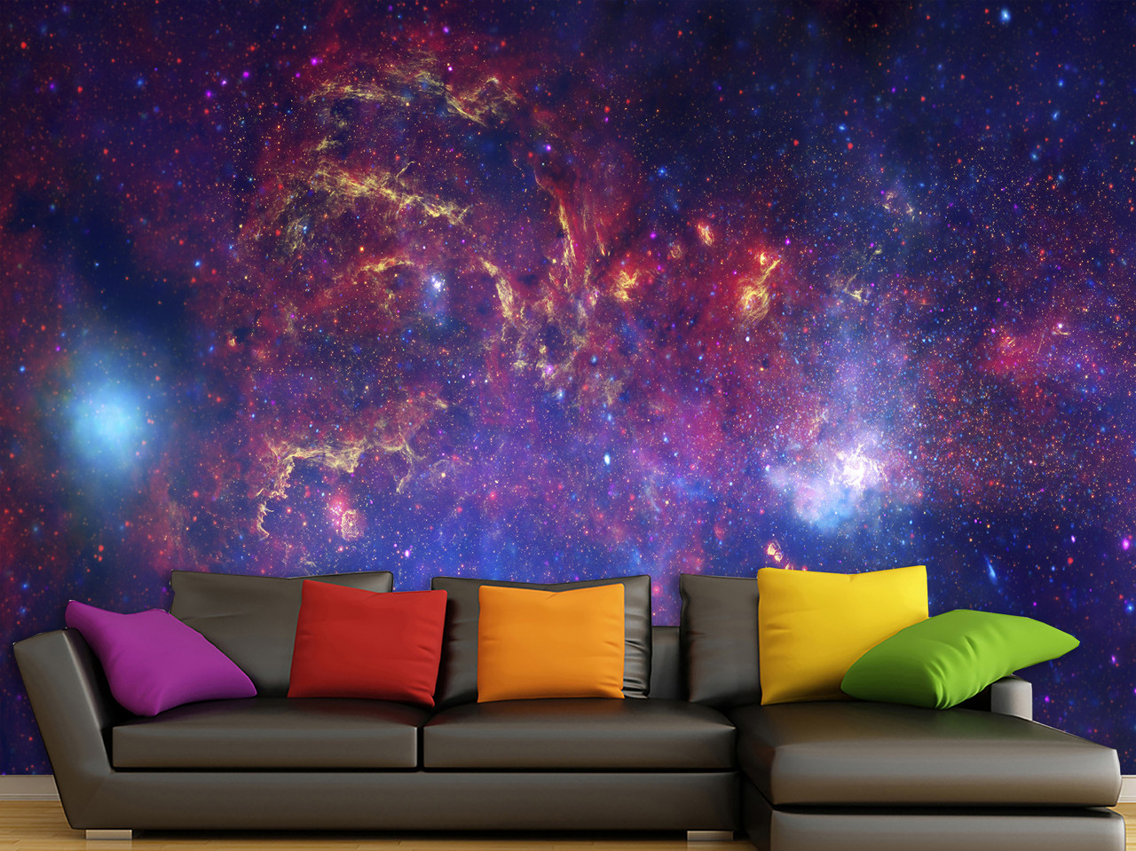 Самоклеюча плівка Oracal 5д для залу "Туманність", фото шпалери на всю стіну, фото 1