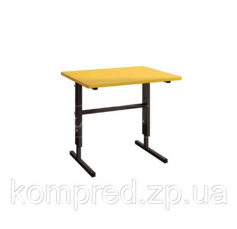 Стіл регульований по висоті одномісний для дитячого саду (кольоровий), фото 1