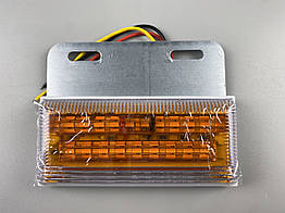 Ліхтар габаритний світлодіодний LED задній бічний 24V помаранчеве світло габаритки на авто універсальні 4 шт