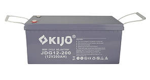 Акумуляторна батарея Kijo JDG 12 V 200 Ah GEL, 200 А·год 12 В, фото 2