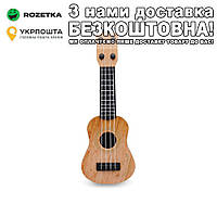 Укулеле Міні гітара на 4 струни 25 см Укулеле Коричневий