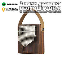 Thumb Piano Mi 17 язычков Калимба Кофейный