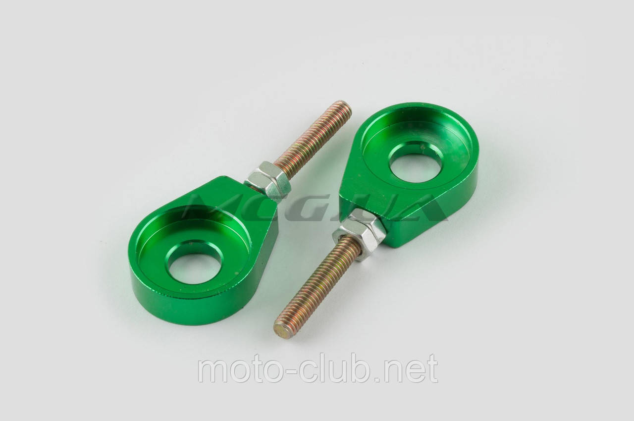 Натягувач ланцюга трансмісії на мотоцикл 12 mm "RIDE IT" (зелений), фото 1