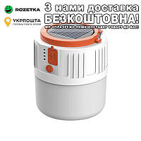 V65 Power Bank аккумуляторный на солнечной батарее 2200 mAh Фонарь Белый