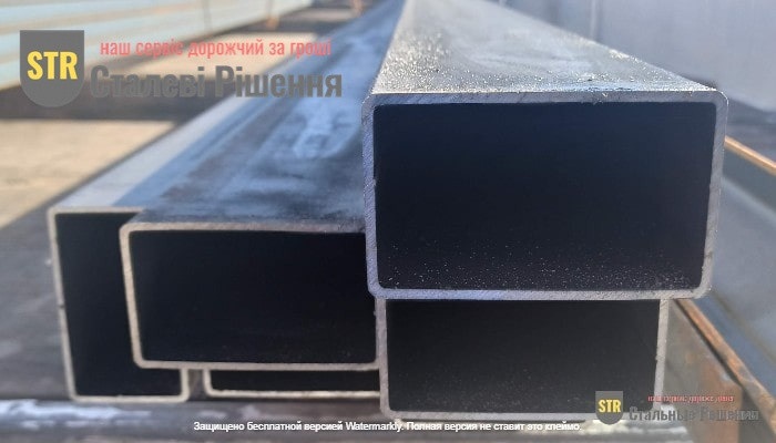 Труба профільна 180х80х10, ст. S355/09Г2С Ст.20, Ст.35