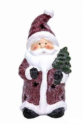 Новогодняя инсталляция "Сахарный Дед Мороз" с LED-подсветкой Санта Клаус, фото 1