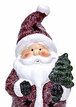 Новогодняя инсталляция "Сахарный Дед Мороз" с LED-подсветкой Санта Клаус, фото 4