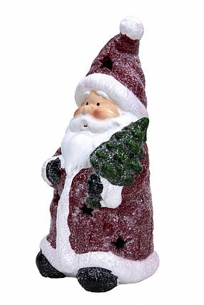 Новогодняя инсталляция "Сахарный Дед Мороз" с LED-подсветкой Санта Клаус, фото 2