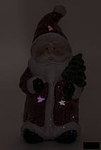 Новогодняя инсталляция "Сахарный Дед Мороз" с LED-подсветкой Санта Клаус, фото 3