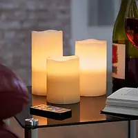 Лед Luma Candles 3 свічки + пульт