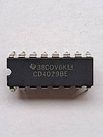 Микросхема Texas Instruments CD4029BE DIP16