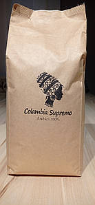 Кава натуральна в зернах Колумбія Сюпремо 100% арабіка 1 кг