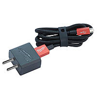 Кабель с блоком питания Milwaukee CUSB USB - Micro-USB 2.1A 0.9 м 4932459888