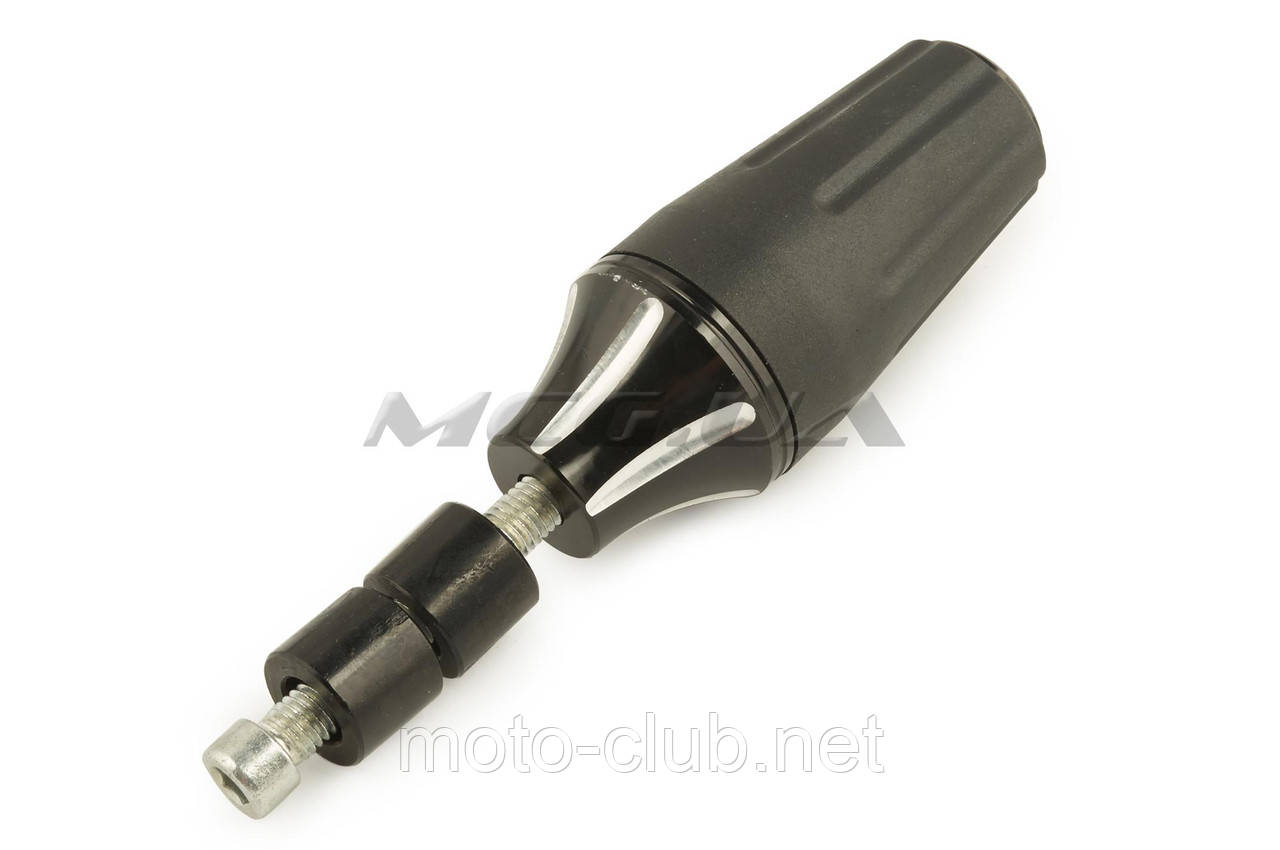 Відбійник двигуна бічний на мотоцикл "KOMATCU" (чорний), фото 1