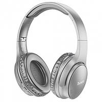 Беспроводные наушники с MP3 плеером HOCO W40 Mighty BT5.3 / 7h / AUX / Micro-SD Grey Оригинал!