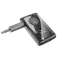 Автомобильный Bluetooth адаптер ресивер Hoco E66 беспроводной FM-модулятор AUX 3.5mm аудиоадаптер в машину