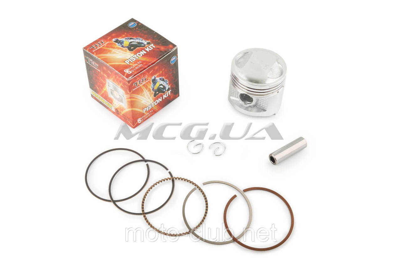 Поршень на мотоцикл із двигуном 4T CB/CG Ø 56,75 mm, p-15 (125/140cc 0,25) "TNT", фото 1