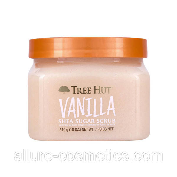Цукровий скраб з олією ши Tree Hut Vanilla Sugar Scrub 510g