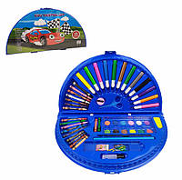 Детский набор для творчества и рисования MK 3918-2 в чемодане Машинка