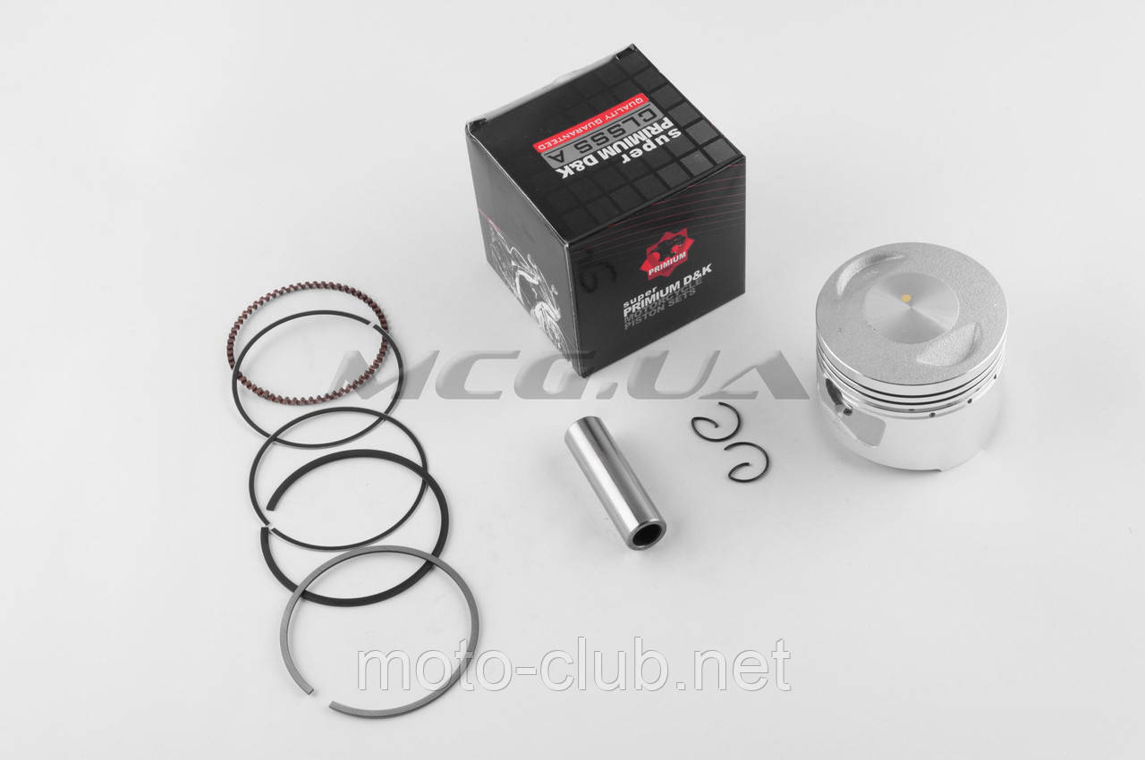 Поршень на мотоцикл із двигуном 4T CG125.STD (Ø56,50) "JIN"