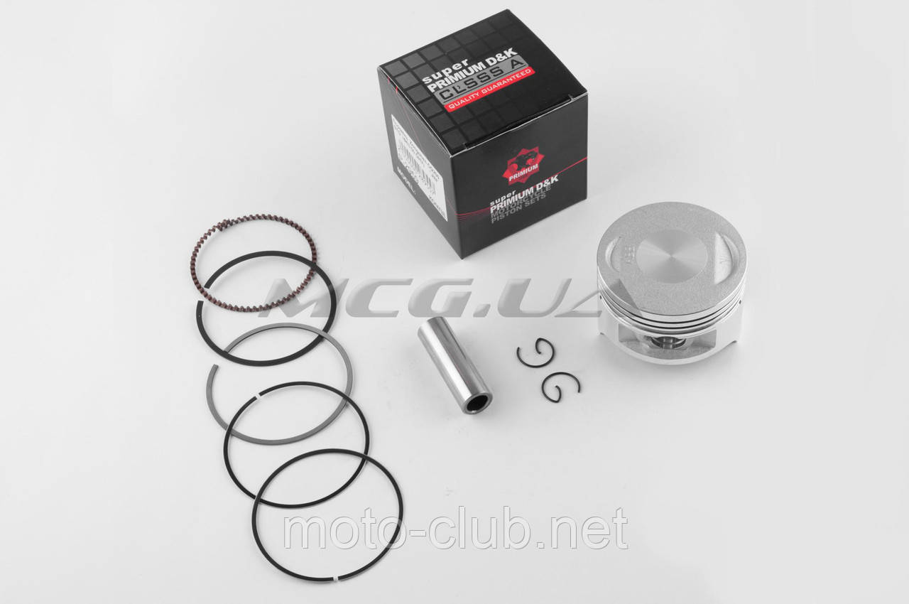 Поршень на мотоцикл із двигуном 4T CG200.STD (Ø63,50) "JIN", фото 1