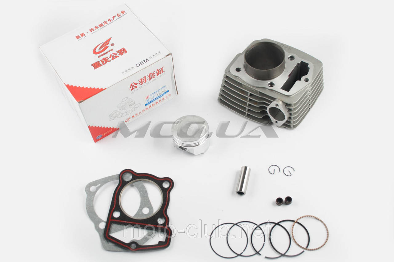 Поршнева (ЦПГ) на мотоцикл із двигуном 4T CB133 (Ø58.5, p-14, h-69) "GONGYU", фото 1