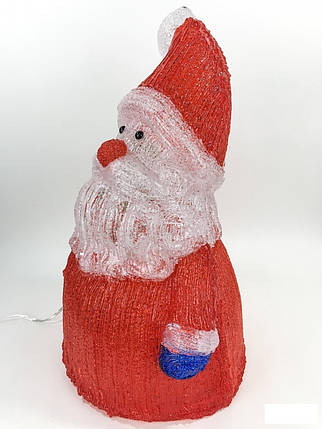 Світний декор "Санта" декор на Новий рік і Різдво 30 см, фото 2