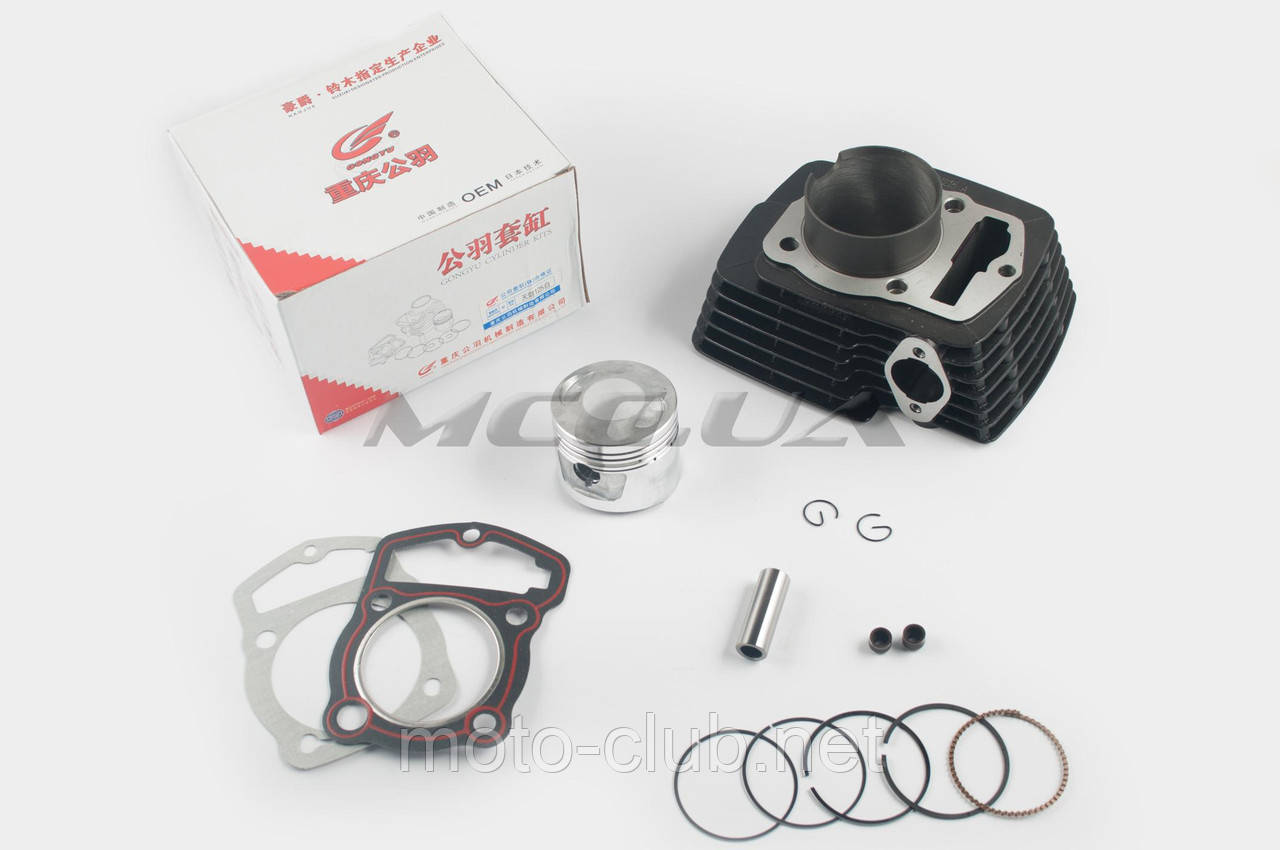 Поршнева (ЦПГ) на мотоцикл із двигуном 4T CB150 (Ø62.0, p-15, h-69) "GONGYU" (чорний), фото 1