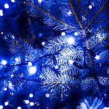 Гірлянда вулична STARLIGHT лінійна синій 100LED IP44 чорний 5 м, фото 4