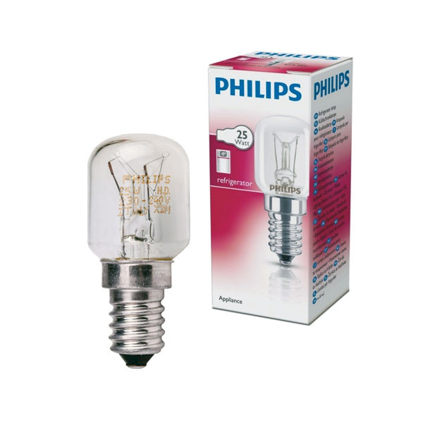 Лампа розжарювання для холодильників Philips Appliance 25W E14 230-240V T25 CL RF -20°C