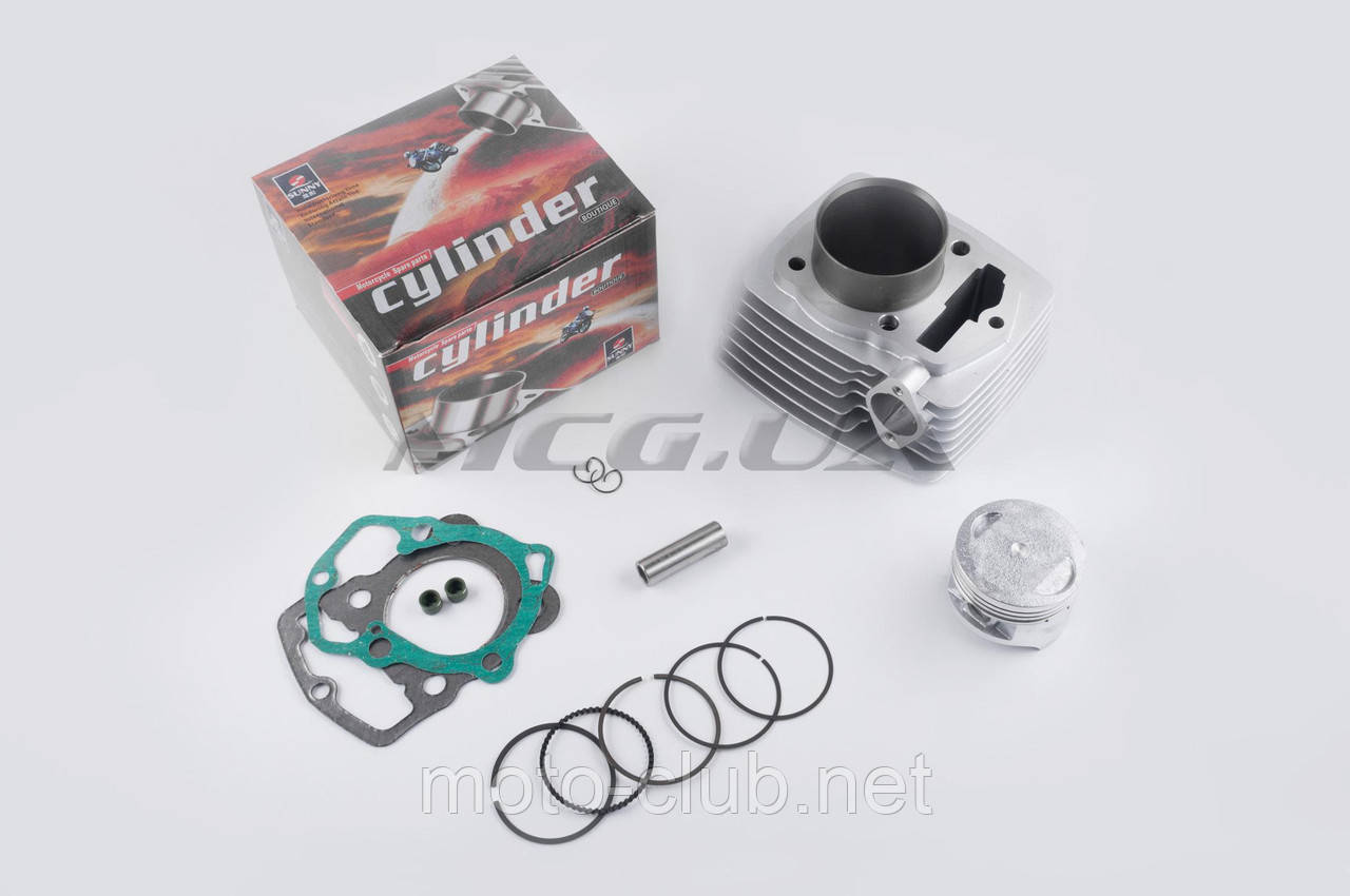 Поршнева (ЦПГ) на мотоцикл із двигуном 4T CB200 (Ø63.5, p-15, h-76) "SUNY", фото 1