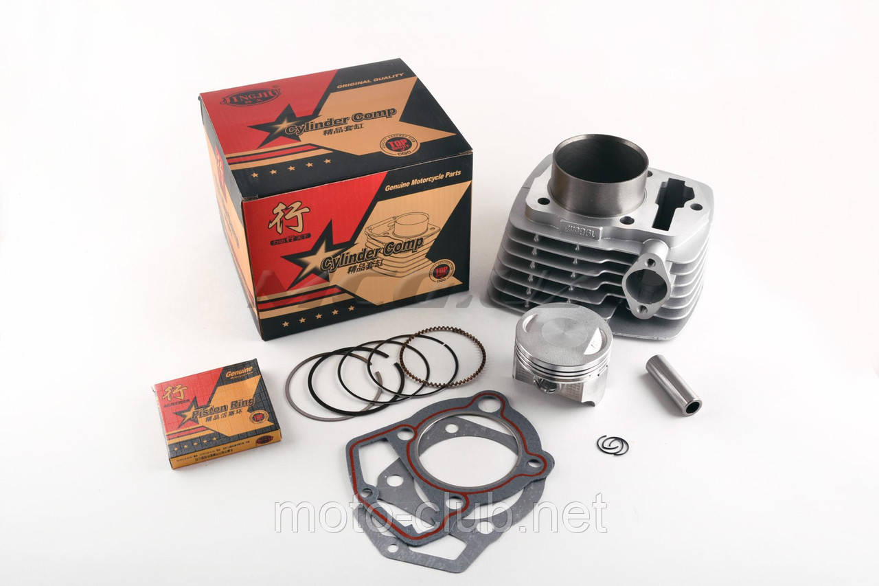 Поршнева (ЦПГ) на мотоцикл із двигуном 4T CB200 (Ø63.5) "JIN", фото 1