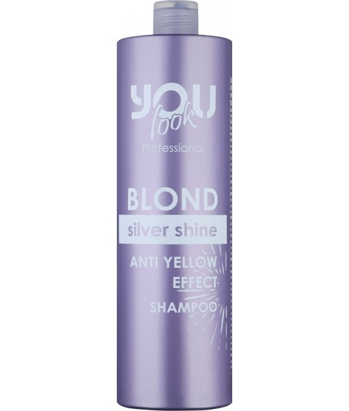 Шампунь для нейтралізації жовтого відтінку волосся You Look Blond Silver Shine Anti-Yellow, 1000 мл