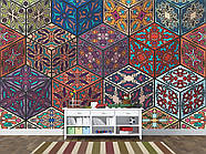 3d самоклеюча плівка Oracal "Куби", готові фотошпалери для дому, фото 6