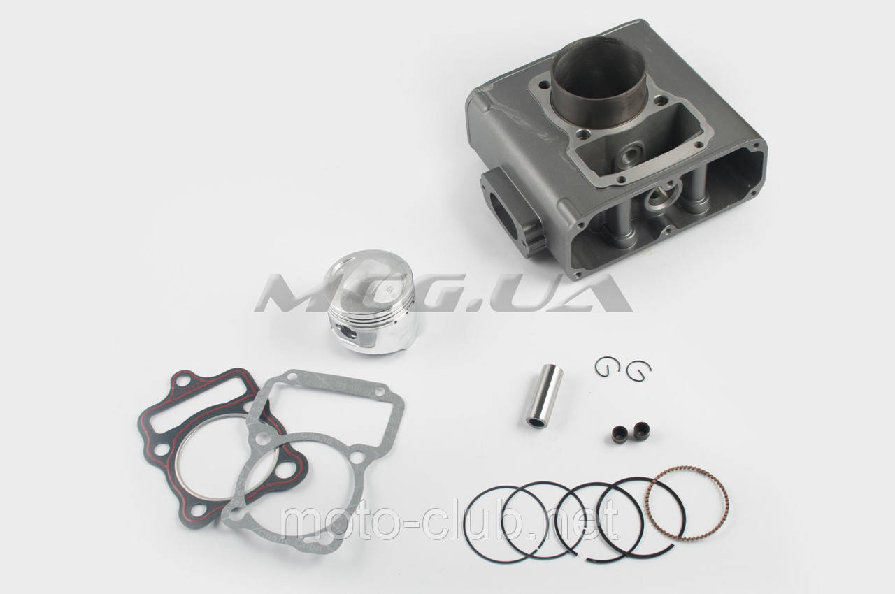 Поршнева (ЦПГ) на мотоцикл із двигуном 4T CG200 (Ø63.0, p-15, h-76.5) "GONGYU" (ZUBR, водяне охолодження) , фото 1