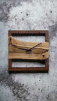 Часы настенные деревянные 40 см square nut