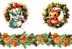 Декупажна карта 21х30 см DK DR- 008