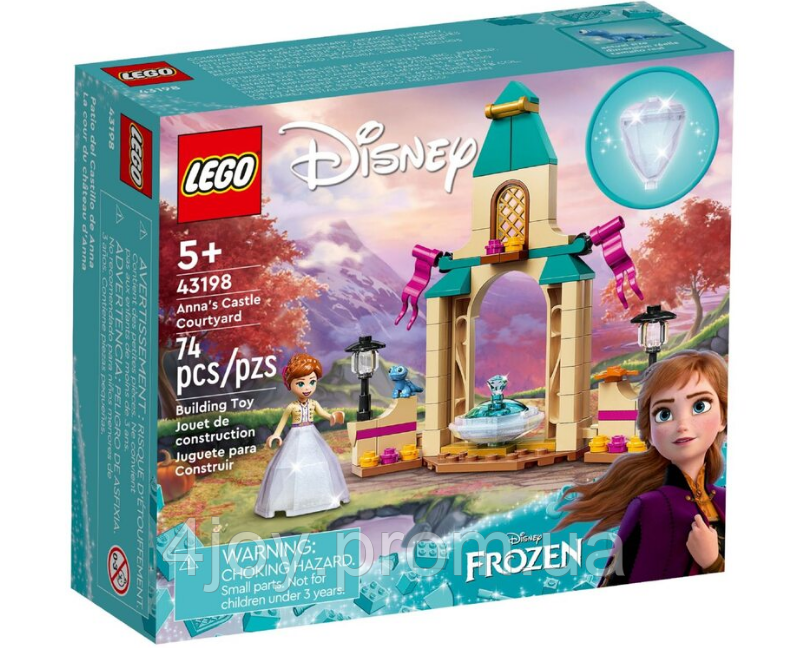 Конструктор LEGO Disney Princess 43198 Подвір'я палацу Анни <unk> набір Лего Дісней оригінал на 74 деталі